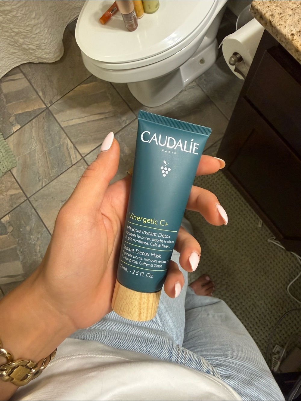 Caudalie Vinergetic C+ Instant Detox Mask — Teal